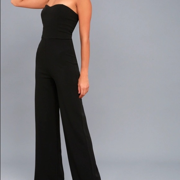 • White House black market retro strapless jumpsuit • - Picture 4 of 12